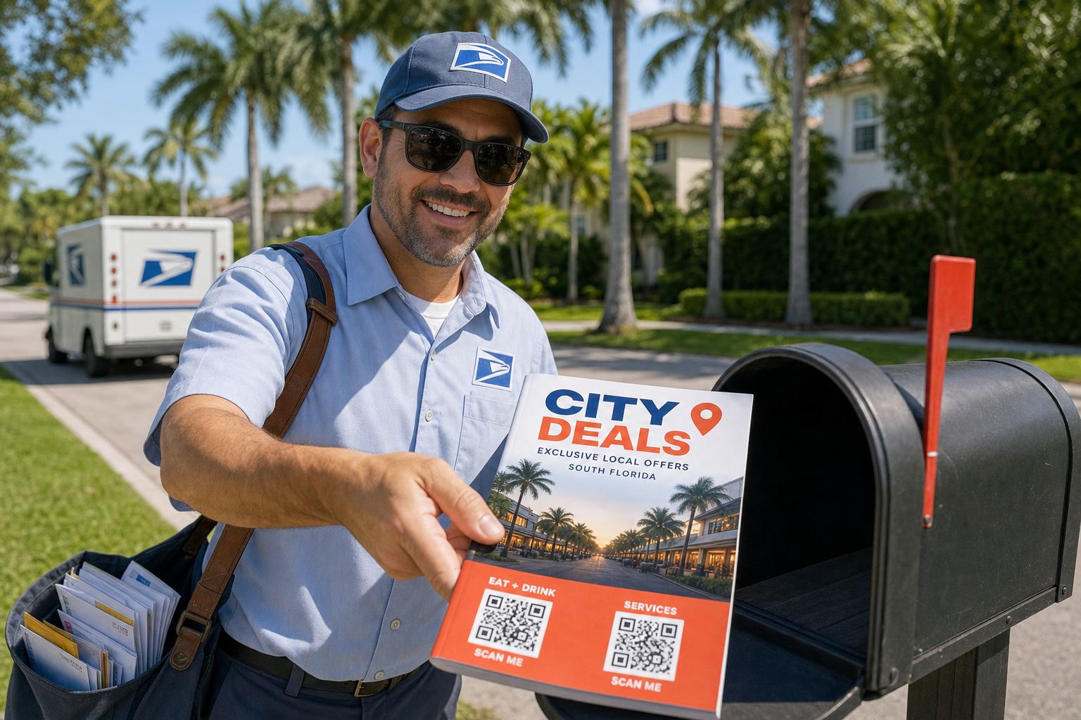 City Deals magazines stacked for the next mail drop