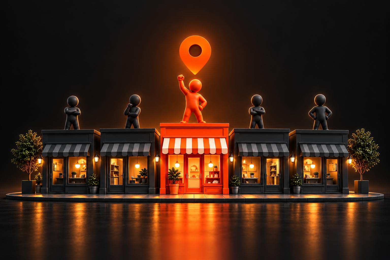 A local shop highlighted in its neighborhood