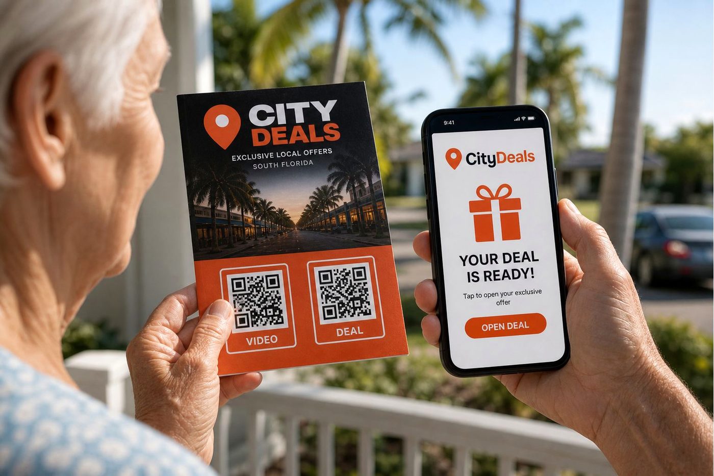 Phone step for City Deals mails your ad to about 10,000 homes